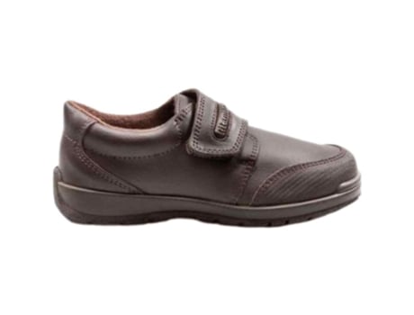 Sapatos de Menino TITANITOS Colegial Velcro Zeus Pele Castanho (36)