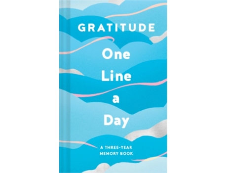 Livro gratitude one line a day de chronicle books (inglês)