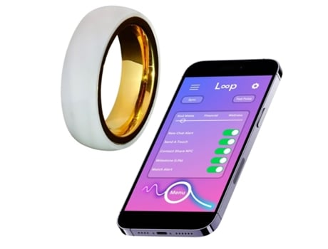 Smart Ring NISSGU Css R10 Rastrear Indicadores de Saúde Pedômetro Dourado