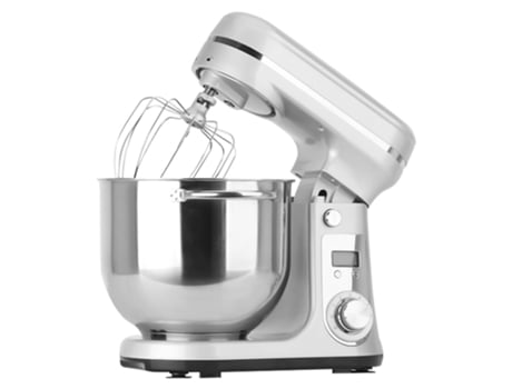 Batedeira para Comida de Cozinha BIOLOMIX Bm601 1200W Batedor de Ovo Creme Amassador de Massa de Bolo 6L Prata