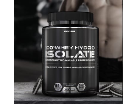 100% Whey Hydro Isolate 2Kg PROZIS : Sabor Biscoitos e Creme