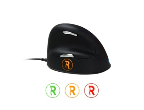 Rato R-GO TOOLS RGOBRHESMR (USB - Produtiva - 2500 dpi - Preto)