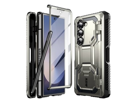 Capa Fold Armorbox Fibra para Samsung Galaxy Z Fold 6 I-BLASON Anti-Choque Cinzento