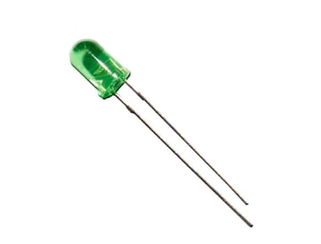 DIODO LED VERDE 5MM (ARTESANATO) 1,9V