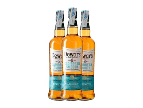 Whisky Blended DEWAR'S Caribbean 8 Anos (0.7 L - 3 Unidades)