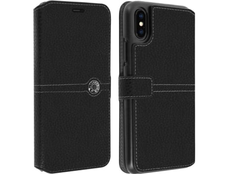 Capa iPhone X, XS FAÇONNABLE Wallet Preto