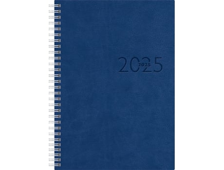 Calendário Do Livro RIDO IDÉ Studioplan Prestige 2025 Azul.