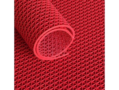 Ultra Grip Grade Mat Estrutura Diamante 120 Cm Vermelho