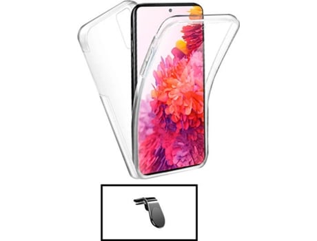 Kit Capa + Suporte Magnético L Xiaomi 11i G4M Transparente e Branco