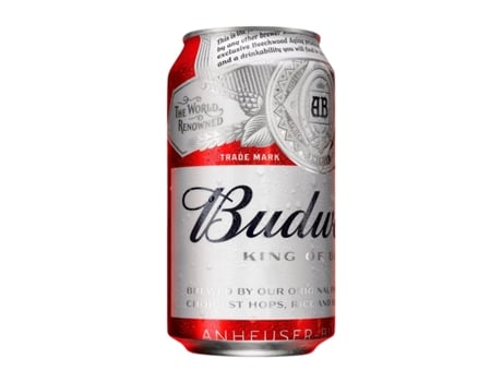 Cerveja BUDWEISER Lata (0.33 L - 24 Unidades)