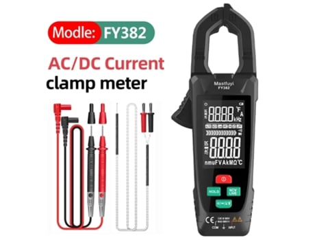 Multimetro Medidor Digital de Corrente Ac 9999 Contagem Capacitor de Tensão de Ecrã Lcd INSMA