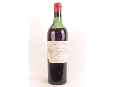 Vinho Tinto CHÂTEAU CASSEVERT 1943 (75 cl - 1 unidade)