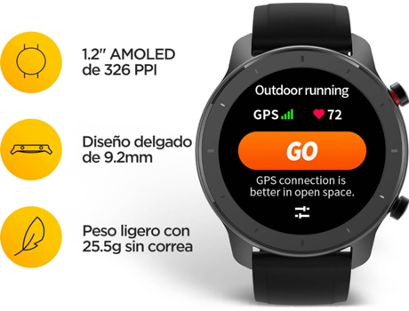 amazfit gtr preto