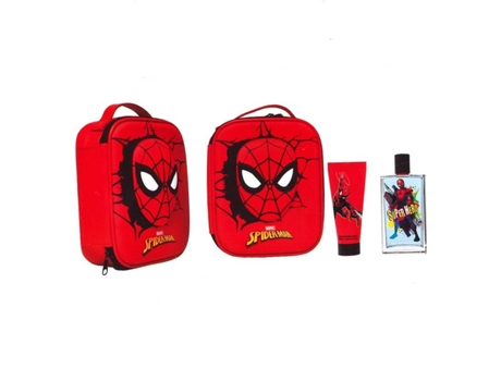 Coffret SPIDERMAN Edt 100 ml Gel Chuveiro Spray + 60 ml + Bag