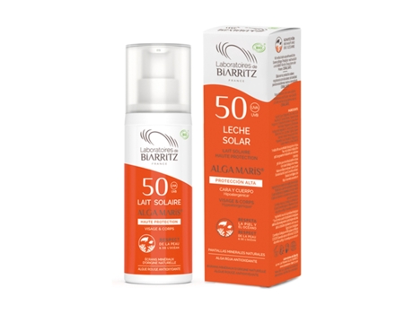 Laboratório Biarritz Alga Maris Leite Solar SPF50 100ml