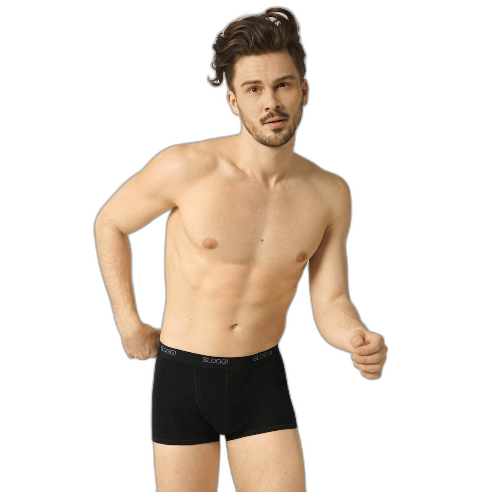 Boxer para Homem SLOGGI (L - Preto)