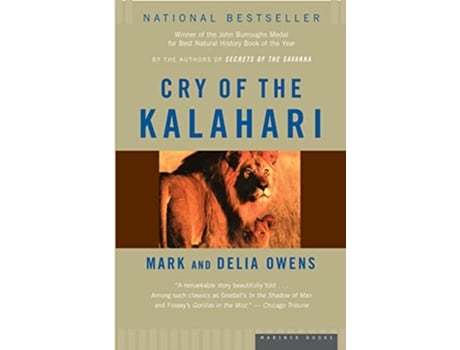 Livro Cry of the Kalahari de Mark Owens e Delia Owens (Inglês)