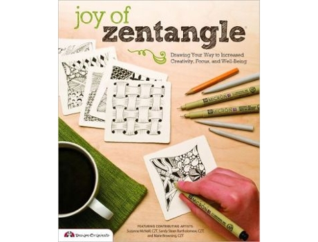 Livro Joy of Zentangle de Marie Browning, Suzanne Mcneill et al. (Inglês)