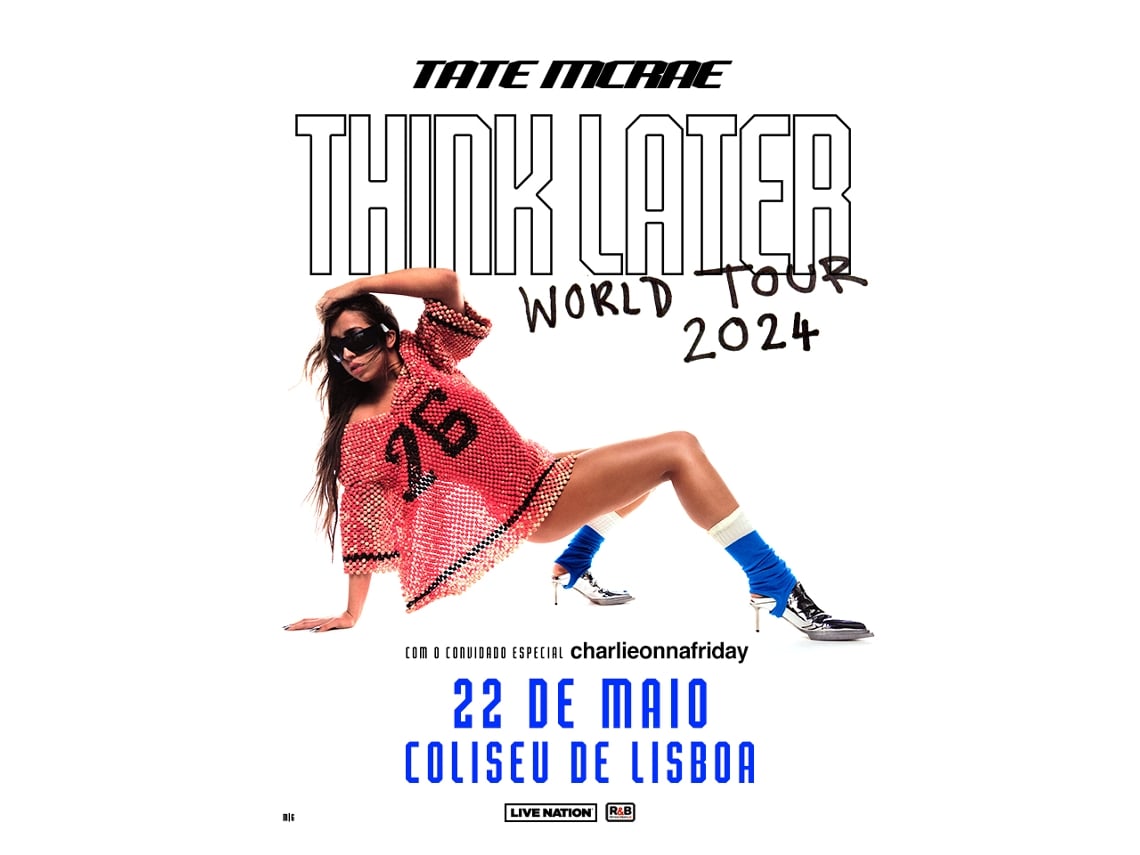 Bilhete TATE MCRAE THINK LATER TOUR | Worten.pt