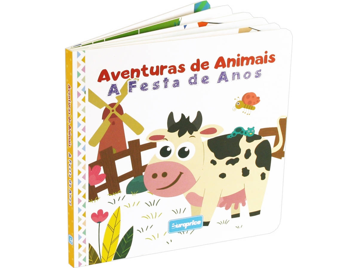 livro aventuras de animais a festa de anos de europrice português