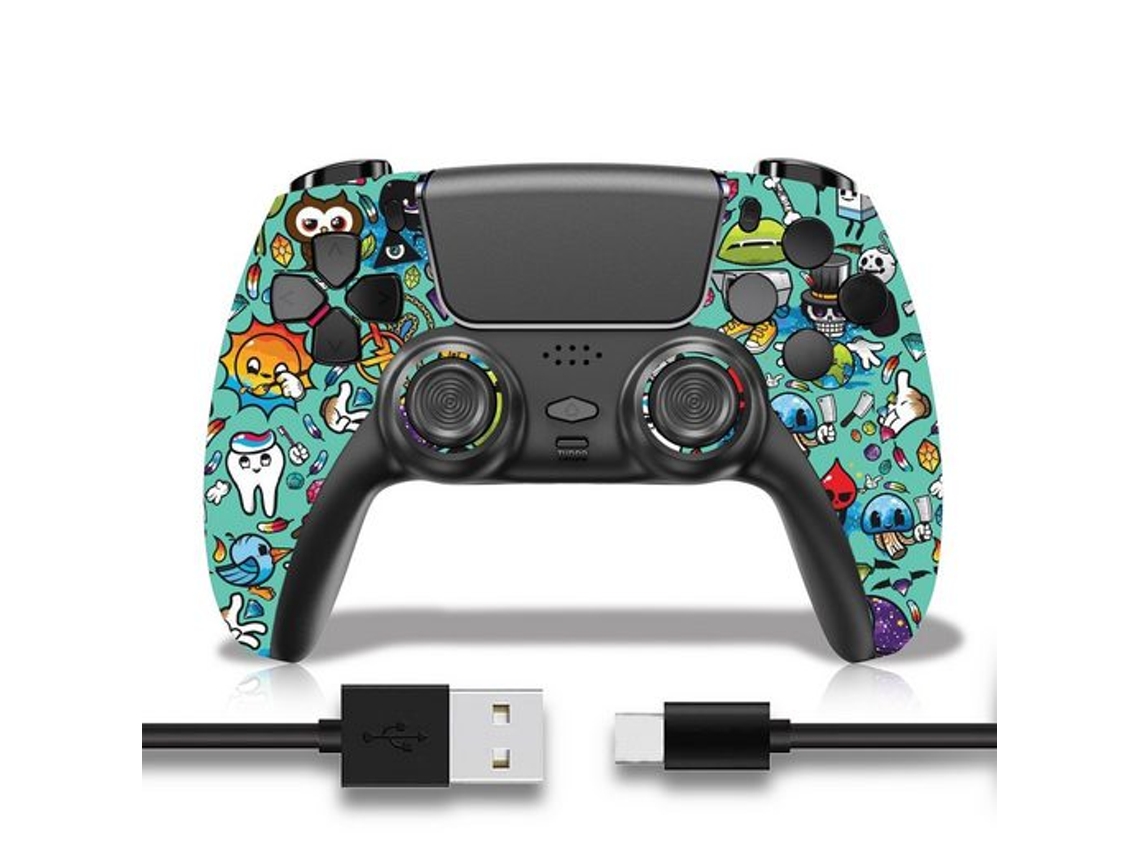 Comando PS4 KINSI Kinsi Dualshock (Wireless - Multicolorido)