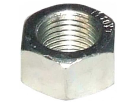 Schwarz Hexagonal Nut For Rear Wheel 10 Units Prateado