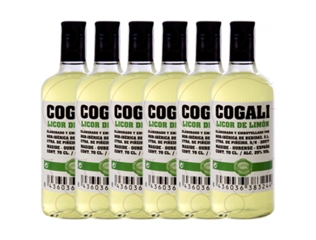 Cachaça NOR-IBERICA DE BEBIDAS Nor-Iberica De Bebidas Cogali Limón (0.7 L - 6 unidades)