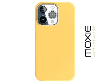 Capa para iPhone 15 Pro Max MOXIE Rígida Amarelo