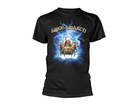 T-shirt AMON AMARTH Crack The Sky (Algodão-Preto-Xl)