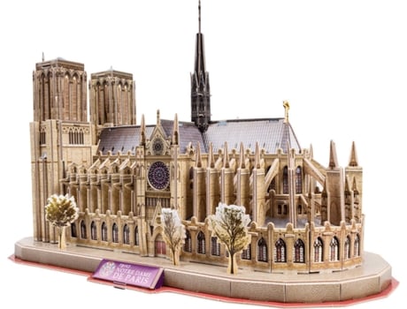 Puzzle 3D  Notre Dame (Idade Minima: 8 anos - 128 peças)