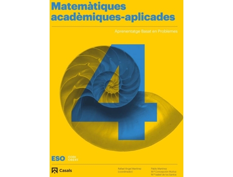 Livro Matemàtiques Acadèmiques-Aplicades 4 Eso 2020 de Vários Autores (Catalão)