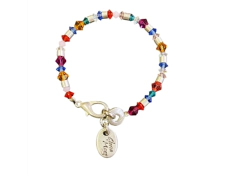 Pulseira multicolorida com cristais Sw GLORIA MAGO