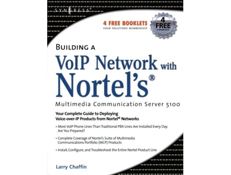 Livro Building a VoIP Network with Nortels Multimedia Communication Server 5100 de Larry Chaffin (Inglês)