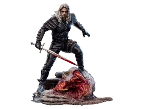 Figura Iron Studios The Witcher Tv Geralt de Rivia Estátua em Escala 1:10