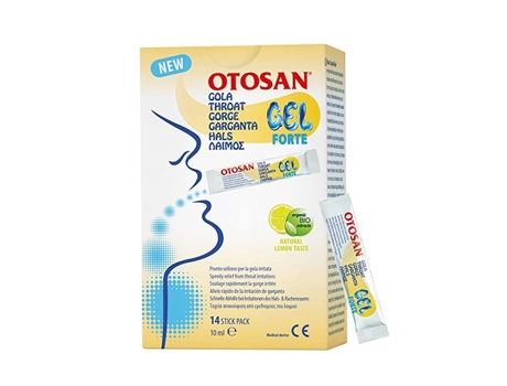 OTOSAN Gel Forte para a Garganta 14X10Ml