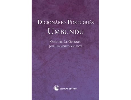 Livro Dicionário Portugues Umbundu de Gregoire Le Guenec