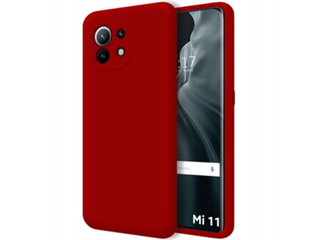 Capa Xiaomi Mi 11 5G TUMUNDOSMARTPHONE Silicone Líquida Vermelho