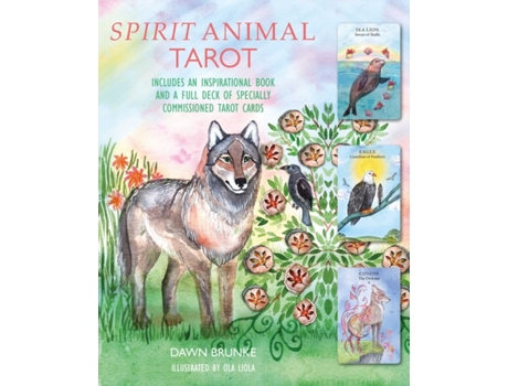 Livro Spirit Animal Tarot Includes an Inspirational Book and a Full Deck of Specially Commissioned Tarot Cards de Dawn Brunke (Inglês)