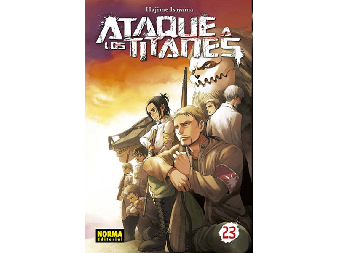 Livro Ataque A Los Titanes de Hajime Isayama (Espanhol)