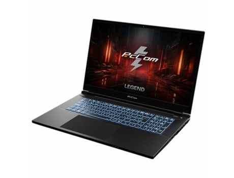 Laptop PCCOM Revolt 4070 (Preto - 2 TB SSD - 17,3' - Tomada EU - Qwerty espanhol - 32 GB RAM - Intel Core i9 - Nvidia Geforce RTX 4070)