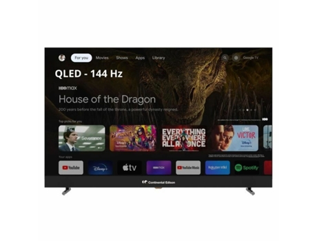 Smart TV CONTINENTAL EDISON CELEDGAM43QL24B6 (F - 43' - 4K Ultra HD)