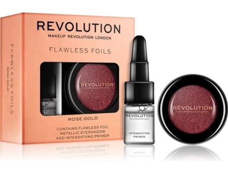 Sombra de Olhos DISCOVER MAKEUP REVOLUTION Revolution Flawless Foils Metallic