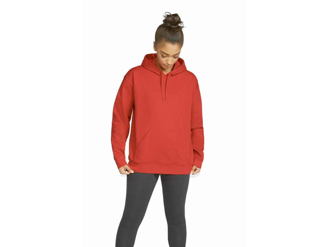 Midweight Pullover Hoodie - Logo Red S