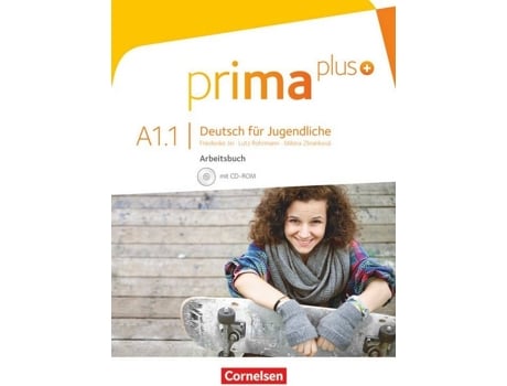 Livro Prima Plus A1.1 Arbeitsbuch 7.º Ano de Vários Autores (Alemão)