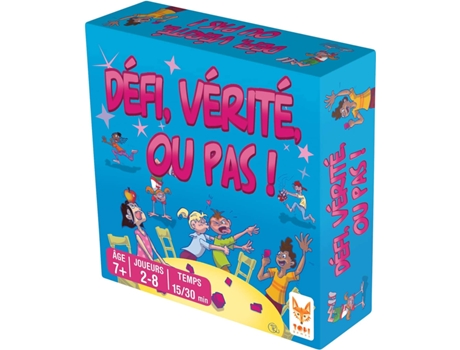 Défi Verité Ou Pas! TOPI GAMES (Idade minima recomendada: 6 anos)