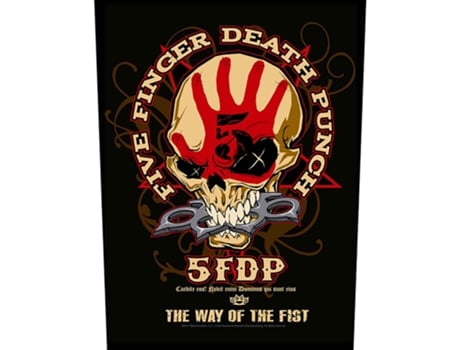 Emblema para Costas ROCK OFF Five Finger Death Punch Way Of The Fist