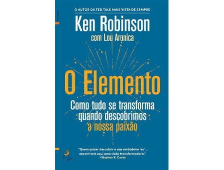 Livro O Elemento de Ken Robinson e Lou Aronica (Português)