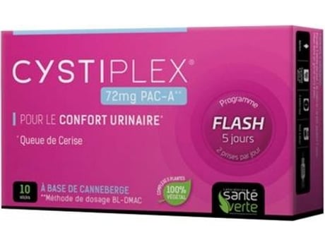 Chá SANTE VERTE Cystiplex (10 sticks)