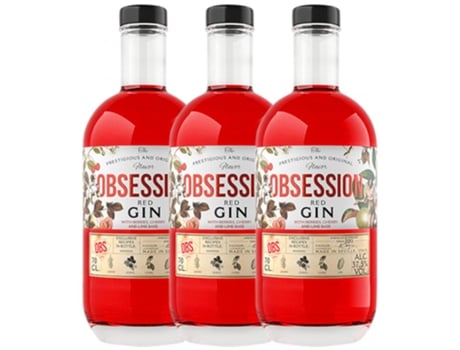 Gin ANDALUCÍ Andalucí Obsession Red (0.7 L - 3 unidades)