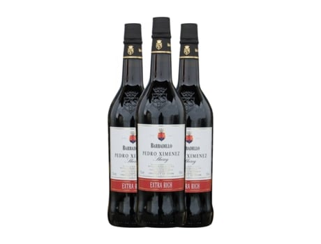 Vinho fortificado BARBADILLO Pedro Ximénez Jerez-Xérès-Sherry (0.75 L - 3 Unidades)